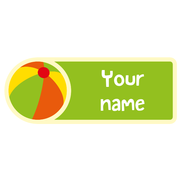 Large Name Labels
